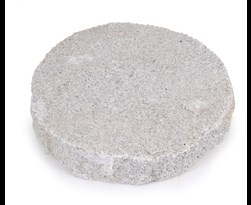 granieten stapsteen rond grijs
