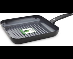 greenpan cambridge black/black vierkante grill