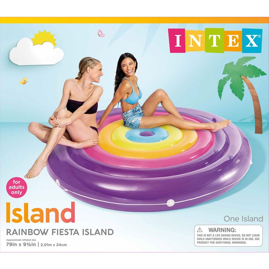 Intex Rainbow Fiesta aufblasbare Insel Intex Rainbow Fiesta aufblasbare Insel