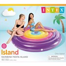 Intex Rainbow Fiesta Island - Île Gonflable 2.01m X 24cm Pour Piscine Et Détente En Famille (57285EU)