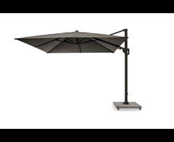 parasol free pole charcoal novasun carbon+pc