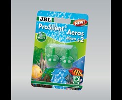 JBL ProSilent Aeras Micro S2 – 2 Ronde Uitstroomstenen, Ø 21 Mm, Extra Fijnporig, Voor Zoet- & Zoutwateraquaria