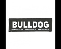 julius-k9 velcro sticker large bulldog (2sts)