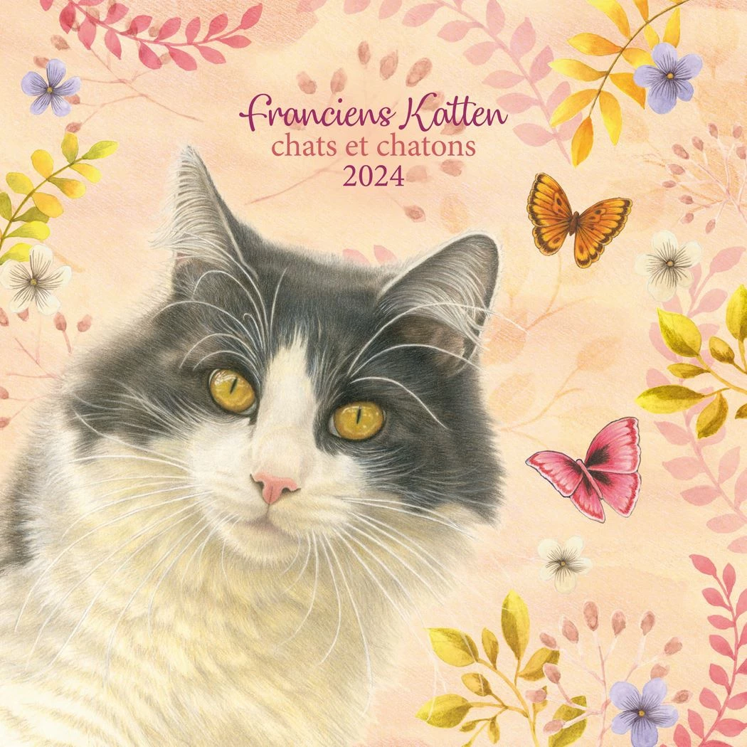 kalender 2024 franciens katten pgc Tuincentrum Pelckmans