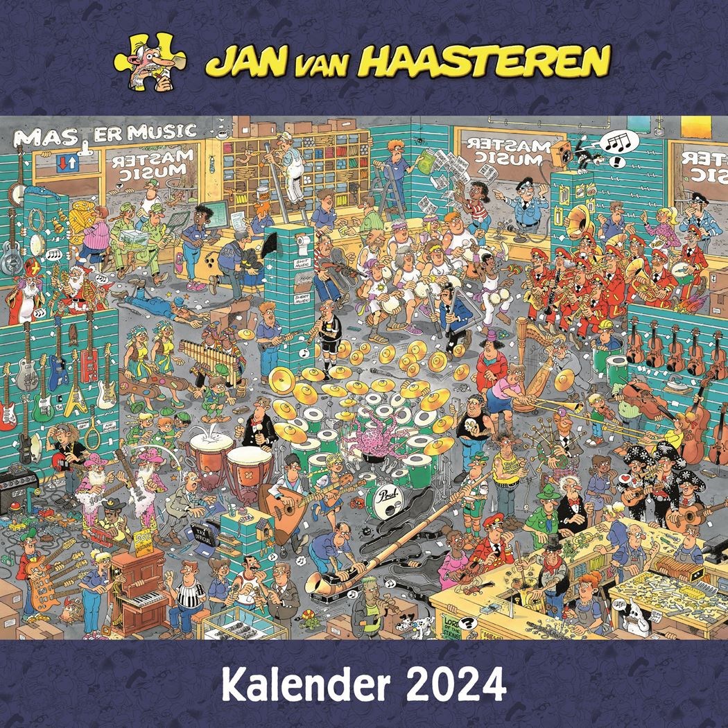 kalender 2024 jan van haasteren pgc Tuincentrum Pelckmans
