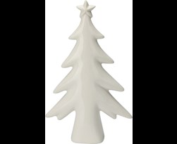 kerstboom met ster wit