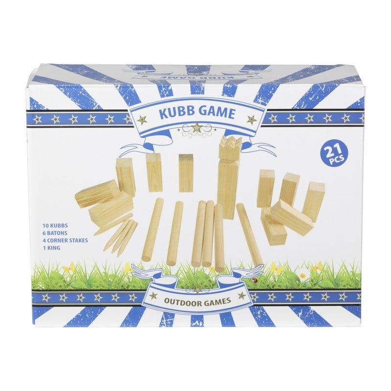 Vind kubb spel op - april 2026