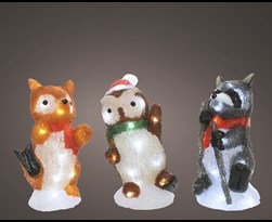 ECD Germany LED-kerstpinguïn met hoed & sjaal, 68 cm hoog ECD Germany LED-kerstpinguïn met hoed & sjaal, 68 cm hoog