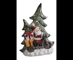 magnesia santa with x-mas tree with music red