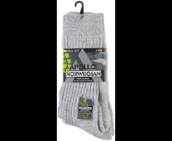 apollo men norwegian socks norwegian grey (3-pack)