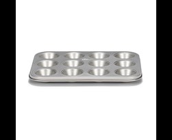 patisse muffin-bakplaat mini silver-top voor 12 stuks