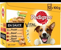 pedigree vital pouch 12-pack adult select