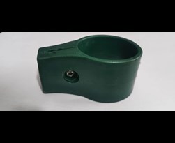 pelckmans plastiek eindklem voor draadpaneel groen ral6005