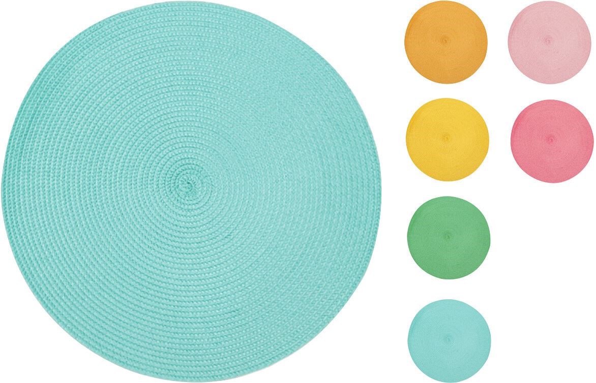 placemat rond (6 kleuren ass.) Tuincentrum Pelckmans