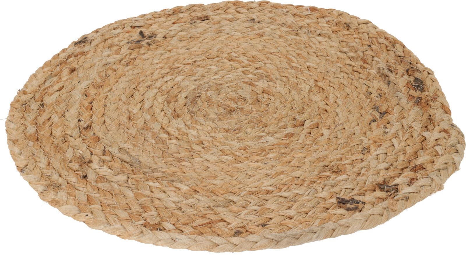 placemat rond van jute Tuincentrum Pelckmans