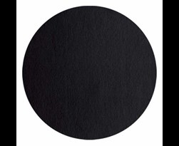 placemat round, black country