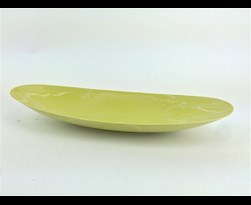 plastic plate charroux yellow