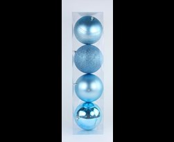 plc kerstbal lichtblauw (4sts)