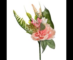 pure royal open rose x5 bush pink
