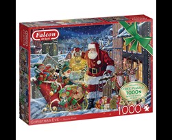 puzzel xms falcon christmas eve (free puzzle) (2 x 1000sts)