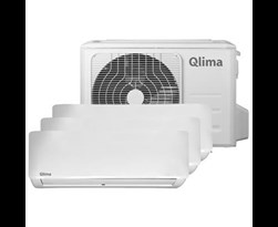 qlima multi split-unit airco wandmodel (zonder leidingen)