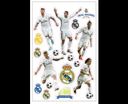 real madrid puffy stickers players
