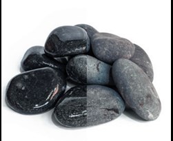 redsun natuursteen - beach pebbles zwart 50-70mm
