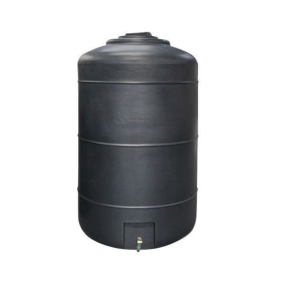 Waterform regenton Tube 230L antraciet kunststof 59,3 x 107 cm inclusief plantenbak kopen? | Regentonnen