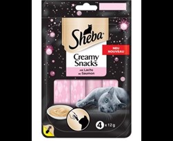 sheba creamy snacks zalm 4-pack (4sts)