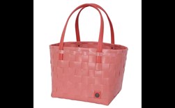 shopper fat strap soft coral size s with pu handles