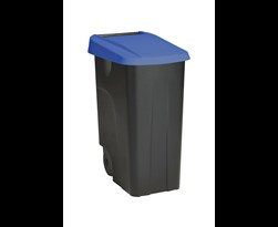 sunware basic vuilnisbak zwart/blauw