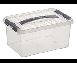 sunware q-line box transparant/metaal