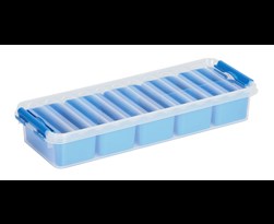 Sunware Q-line box 0,2 liter transp/metaal | Coppens Warenhuis Sunware Q-line box 0,2 liter transp/metaal | Coppens Warenhuis