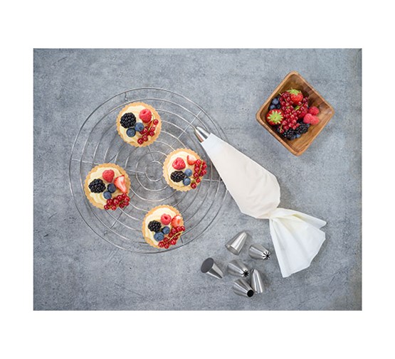 Opvouwbaar Taartrooster RVS 46x32cm door Patisse Opvouwbaar Taartrooster RVS 46x32cm door Patisse