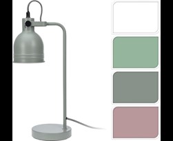 tafellamp metaal (4 kleuren ass.)