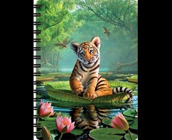 tfy livelife notitieboekjes klein -  tiger lily
