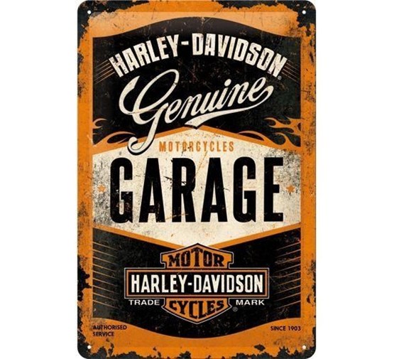 tin-sign-Harley-Garage