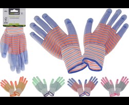 Tuinhandschoenen voor kinderen, met PVC noppen, elastische band, groen Tuinhandschoenen voor kinderen, met PVC noppen, elastische band, groen