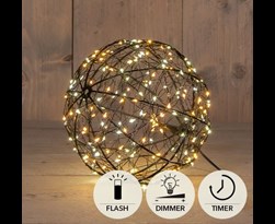 Lights4fun Set van 18 20 LED Micro Lichtketting Lights4fun Set van 18 20 LED Micro Lichtketting