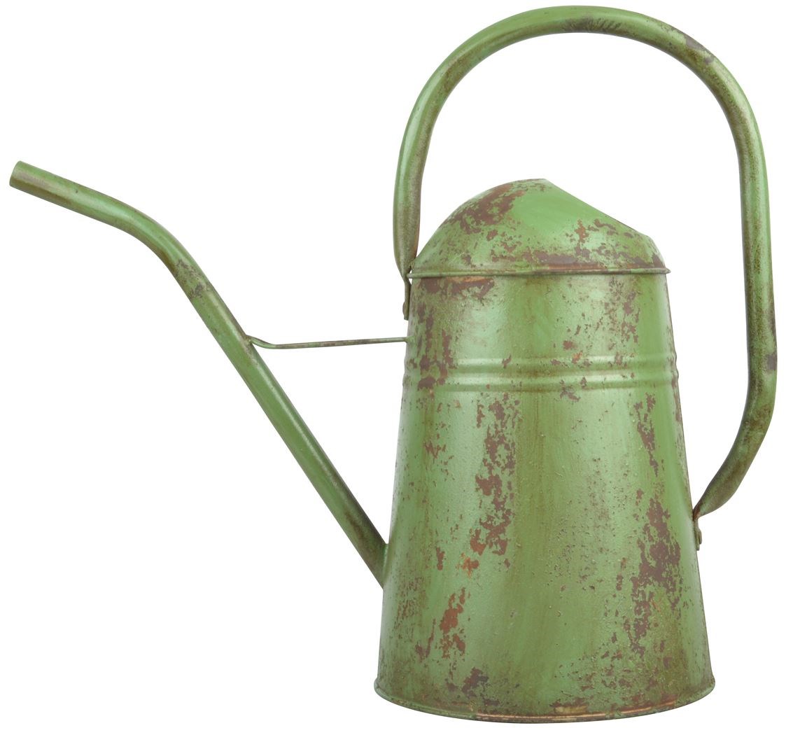 Metalen gieter - Set van 2 (rood en lichtblauw) voor kinderen in de Metalen gieter - Set van 2 (rood en lichtblauw) voor kinderen in de