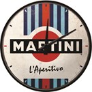 wall-clock-Martini-L-Aperitivo-Racing-Stripes