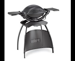 weber elektrische barbecue q 1400 dark grey met stand