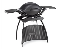weber elektrische barbecue q 2400 dark grey met stand