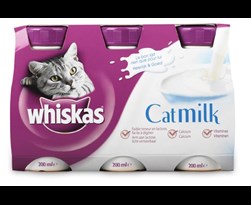 whiskas catmilk flesje 3-pack