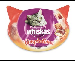 whiskas temptations rundvlees
